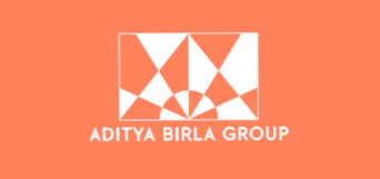 white logo aditya birla